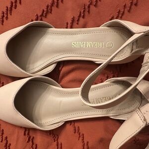Dream Pairs Women's Beige Heels
